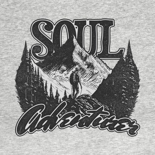 Vintage Retro Soul Adventurer by metamorfatic